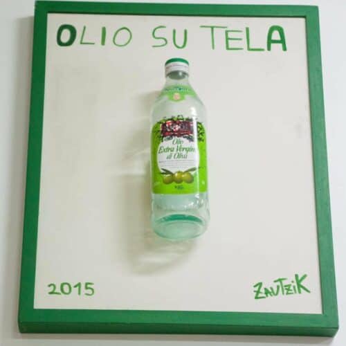 OLIO SU TELA (verde) - Serie Olio su tela e i suoi amici