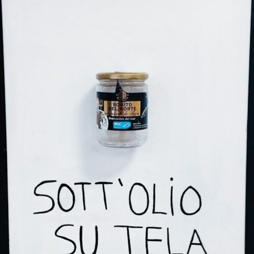 SOTT'OLIO SU TELA (Nero) - Serie Olio su tela e i suoi amici