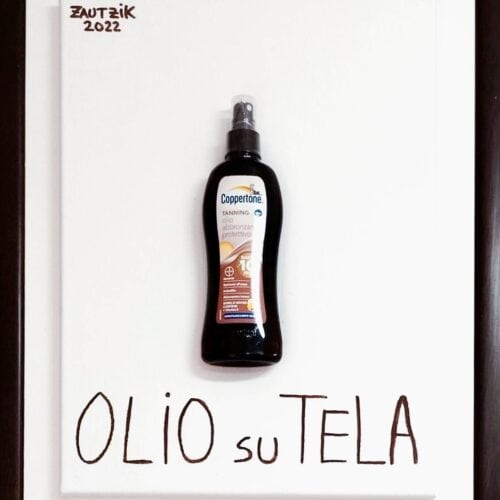 OLIO SU TELA (Marrone)- Serie Olio su tela e i suoi amici