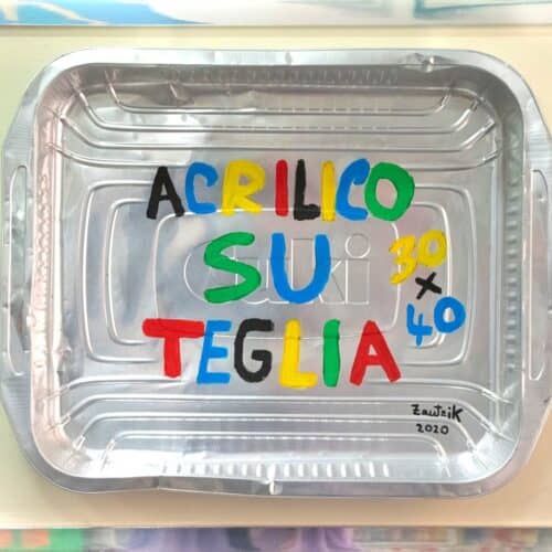 ACRILICO SU TEGLIA - Serie Olio su tela e i suoi amici