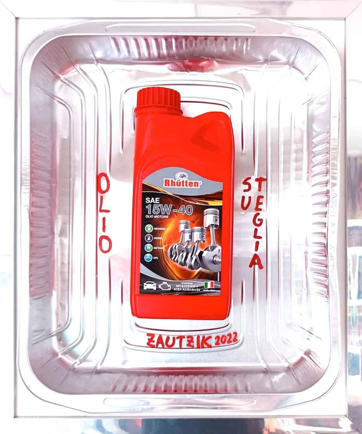 OLIO SU TEGLIA (rosso)- Serie Olio su tela e i suoi amici