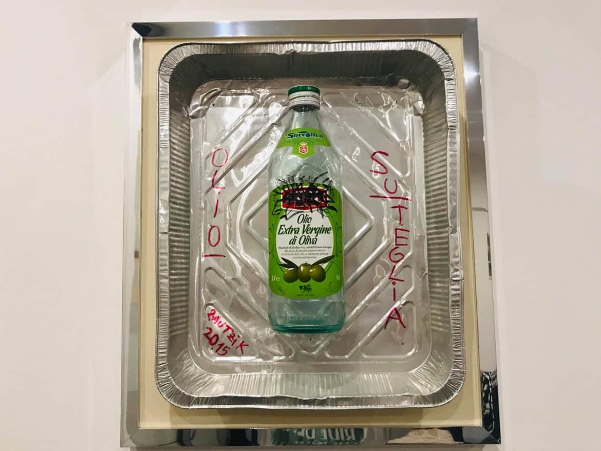 OLIO SU TEGLIA (Verde) - Serie Olio su tela e i suoi amici