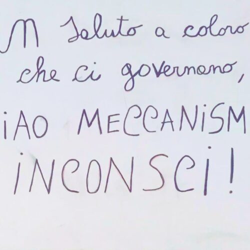 UN SALUTO A COLORO CHE CI GOVERNANO